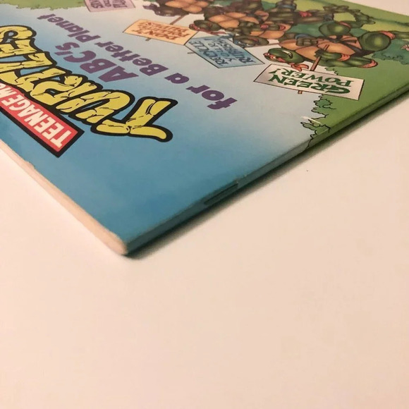 Vintage 1991 TMNT Teenage Mutant Ninja Turtles ABCs For a Better Planet Book - Picture 6 of 16